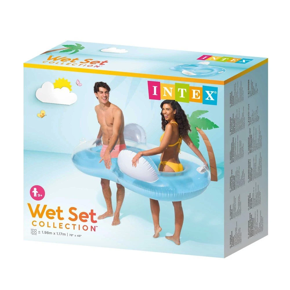 Colchoneta Hinchable INTEX doble 198x117 Cm 6 Colchoneta Hinchable INTEX doble 198x117 Cm - Imagen 4