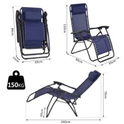 Outsunny Tumbona Plegable De Jardín Silla Gravedad Cero Sillón De Playa Relajante Texteline Marco Acero Carga 120kg 90x65x110 Cm Azul 15 Outsunny Tumbona Plegable De Jardín Silla Gravedad Cero Sillón De Playa Relajante Texteline Marco Acero Carga 120kg 90x65x110 Cm Azul -OUTSUNNY TIENDA 37804605620810559f564f4b858f4e0622f6e436 d9f7b0bf962f41949415327ba8ceca99