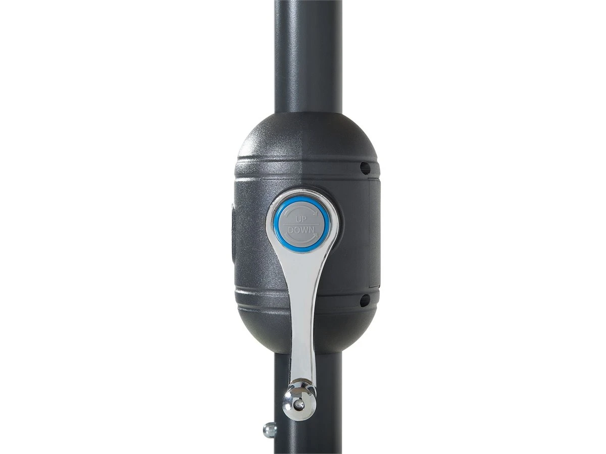 Sombrilla LED De Poliéster Beige Claro 266 Cm RAPALLO 14 Sombrilla LED De Poliéster Beige Claro 266 Cm RAPALLO - Imagen 12