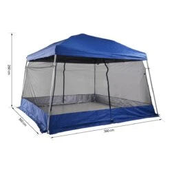 Outsunny Carpas Para Exterior Plegable Para Jardín O Camping Cenador Para Exterior Con Mosquitera 298x298x260 Cm Azul 11 Outsunny Carpas Para Exterior Plegable Para Jardín O Camping Cenador Para Exterior Con Mosquitera 298x298x260 Cm Azul -OUTSUNNY TIENDA 37edd6df7e5fcbe8909d606efb4e25b1aac146a8 8d64ebc36a9349c3ab78e83f41299f55