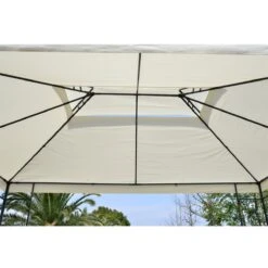 Outsunny Cenador De Jardín 3x4m Pabellón Para Exterior Con Doble Techo De Ventilación Y 4 Columnas De Acero Estable Para Fiestas Eventos Patio Crema -OUTSUNNY TIENDA 38a9a0decd4b0f69b7711a558892dd0b12b84e1e e0edc6b39db0479c9d26df597b7d89b6