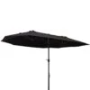 Outsunny Sombrilla Doble Parasol Grande 4.6x2.7m Sombrilla Jardín Patio Con Manivela Manual Resistente Al Agua Y Protección Solar UV Para Terraza Playa Piscina Negro -OUTSUNNY TIENDA 38ab3abb3b69348dfde0c2479a541a88a7fd31bc bfe6428ce76447dcb7935228ec787671