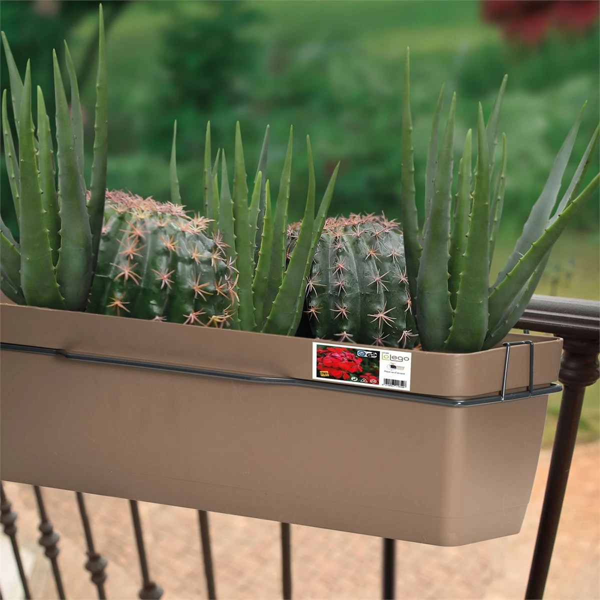 Jardinera 40 Cm Con Soporte Perimetral Metálico 6 Jardinera 40 Cm Con Soporte Perimetral Metálico - Imagen 4