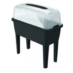 Prosperplast Huerto Urbano Con Invernadero De 52 Litros En Polipropileno 77 X 38 X 82 Cm Color Antracita