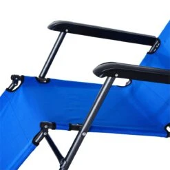 Outsunny Tumbona Reclinable Y Plegable Con Respaldo Ajustable Reposabrazos Almohada Y Reposapiés Para Jardín Terraza Carga 136 Kg 153x60x29 Cm Azul -OUTSUNNY TIENDA 3bd83f2b9562c5a91e9afe99cf2900312a1b3c49 3dd1deb391544aad8b8e61e2e78025be