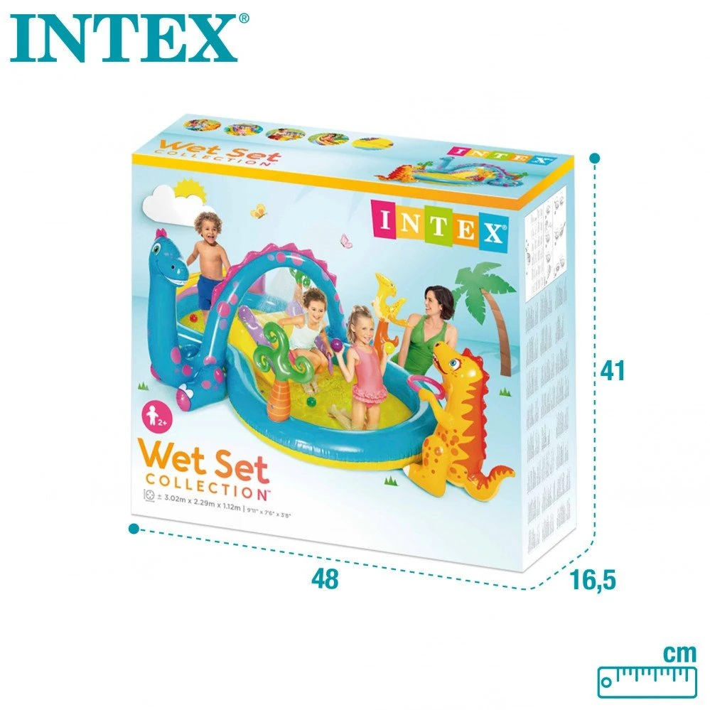 Centro Juegos Hinchable INTEX Dinosaurio 302x229x112 Cm - 280 L 9 Centro Juegos Hinchable INTEX Dinosaurio 302x229x112 Cm - 280 L - Imagen 7