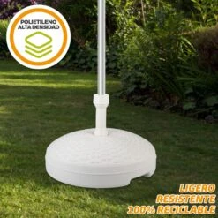Base Para Sombrilla Circular Blanca 19-33 Mm Aktive -OUTSUNNY TIENDA 3e35bdc877314009702670e6e789539ac49352da 7d21d49950754b2e9acb443e94a5eab4