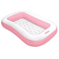 Piscina Hinchable Para Niños Rosa C/suelo Acolchado INTEX