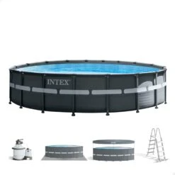 Piscina Elevada Redonda Con Depuradora Ultra XTR Frame INTEX
