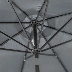 Outsunny Sombrilla De Jardín Ø300x240 Cm Parasol De Terraza Con Manivela Techo Inclinable Y 8 Varillas De Metal Para Patio Balcón Exterior Gris -OUTSUNNY TIENDA 41046e2a1756ecdcb447fb7aae228f361e4c1d11 0214d5d1f0fa4f4a8b60dcab0db035d3