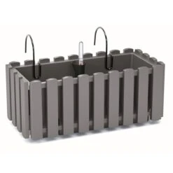 Prosperplast Jardinera Para Balcón BOARDEE FENCYCASE, Dimensiones (mm) 380x180x162, Color Gris Piedra -OUTSUNNY TIENDA 439efd66d7b458fe38031b19f76728359966f3ee 9fc744434f8f492686d06fb7a88e1bbc