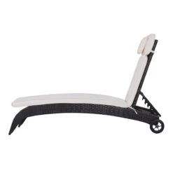 Outsunny Cojín Para Tumbona De Exterior 198x53x5 Cm Desenfundable Y Lavable Con Reposacabezas Extraíble Colchoneta Plegable De Algodón Para Silla Reclinable De Jardín Crema -OUTSUNNY TIENDA 45367b63e9ec5e6ff560d0448194e3f5a22fa552 c457aa528eed4e72af5bb9e7f45f9f6f