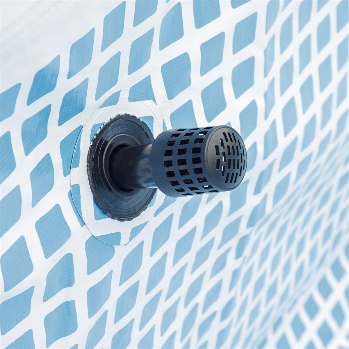 Outsunny Piscina Desmontable Tubular 340x215x80 Cm Piscina Rectangular De Exterior Con Depuradora De Cartucho 4.000 L/H Mangueras Longitud 100 Cm Y Marco De Acero 4200 L Azul 11 Outsunny Piscina Desmontable Tubular 340x215x80 Cm Piscina Rectangular De Exterior Con Depuradora De Cartucho 4.000 L/H Mangueras Longitud 100 Cm Y Marco De Acero 4200 L Azul - Imagen 9