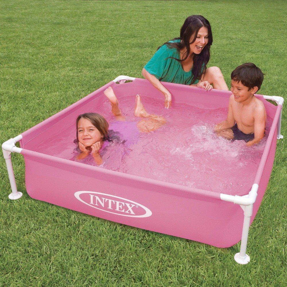 Piscina Desmontable Cuadrada Mini Frame INTEX 9 Piscina Desmontable Cuadrada Mini Frame INTEX - Imagen 7