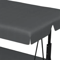 Outsunny Toldo De Repuesto Para Columpio De 3 Plazas Techo Universal Para Balancín De Jardín Tela De Poliéster Protección Solar 156x117x15 Cm Gris -OUTSUNNY TIENDA 49fdd3b715402e5ee1471f8dbe92fb9c80be8f2a bc7df0659e39424187740586ec18b8e2