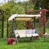 Columpio De Jardín De 3 Plazas En Beige GARBO -OUTSUNNY TIENDA 4b940a892e151fe74da5b0d24a7477e73dbab492 74d27b2e7c2b4eb4b9307565e8f807e9