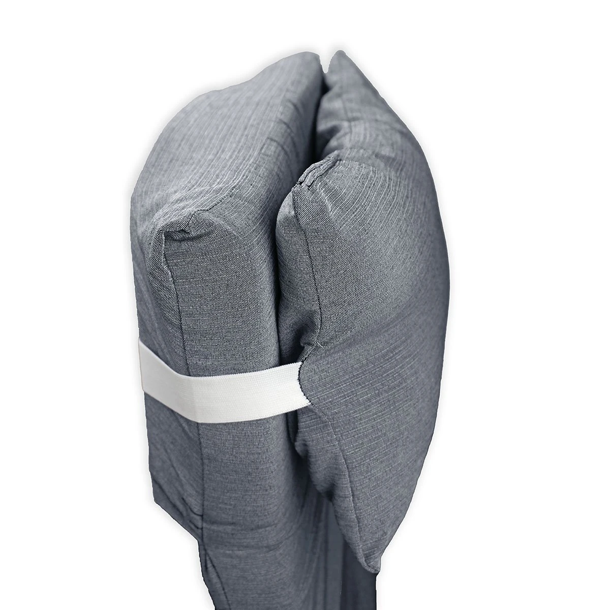 Colchón Para Tumbona Con Cojín 180x60x6 Cm Gris Oscuro Acomoda Textil. 4 Colchón Para Tumbona Con Cojín 180x60x6 Cm Gris Oscuro Acomoda Textil. - Imagen 2