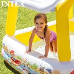 Piscina Hinchable Infantil INTEX Con Toldo Extraíble - 157x157x122 Cm - 295 L -OUTSUNNY TIENDA 4eb9b1161b327dcf53791ec37c44d67f9f7027ef 9257ae47a20b4b74a3c912c7664f042a