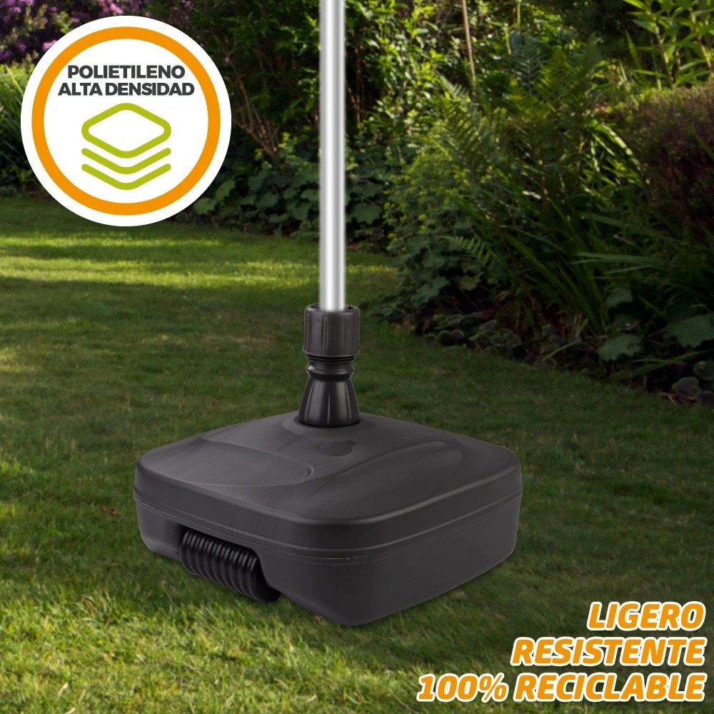 Base Para Sombrilla Cuadrada Antracita 33-48 Mm Aktive 8 Base Para Sombrilla Cuadrada Antracita 33-48 Mm Aktive - Imagen 6