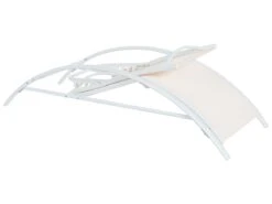 Tumbona De Metal/textil Trenzado Beige/blanco GAETA -OUTSUNNY TIENDA 50264c127354e2545368d00fd8fcd6a7fa384670 ee380d7a759540d58764cd40ec7493e9