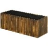 Outsunny Jardinera De Madera Rectangular Macetero De Jardín Con Orificio De Drenaje Y Tela No Tejida Para Plantas Flores Hierbas Para Terraza Patio 80x30x30 Cm Marrón -OUTSUNNY TIENDA 57254cf8ff2968a0c872f3d92e3b2fc0adf8d533 73b16ee8c5704a6fb66ac7f8494498c1