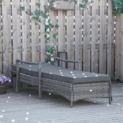 Outsunny Tumbona De Ratán De Jardín Chaise Longue Con Respaldo Ajustable En 4 Posiciones Cojines Acolchados Y Desenfundables Para Terraza Patio Exterior 192x62,5x58-95 Cm Gris 12 Outsunny Tumbona De Ratán De Jardín Chaise Longue Con Respaldo Ajustable En 4 Posiciones Cojines Acolchados Y Desenfundables Para Terraza Patio Exterior 192x62,5x58-95 Cm Gris -OUTSUNNY TIENDA 578f1ccd9ab9ae62a3eb11a56ac1c9fce1f6bfb7 231bf50808334569885554997b000b0e