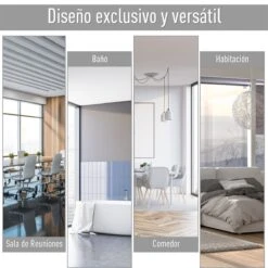 Outsunny Toldo Vertical Enrollable Con Manivela Protección UV Para Interior Y Exterior Balcón Porche Terraza 140x250 Cm Gris -OUTSUNNY TIENDA 5900bbf5021836a61326cd00e5d75d0866ed39cd 3389ab3d423c430c857fd67ecc6fec71