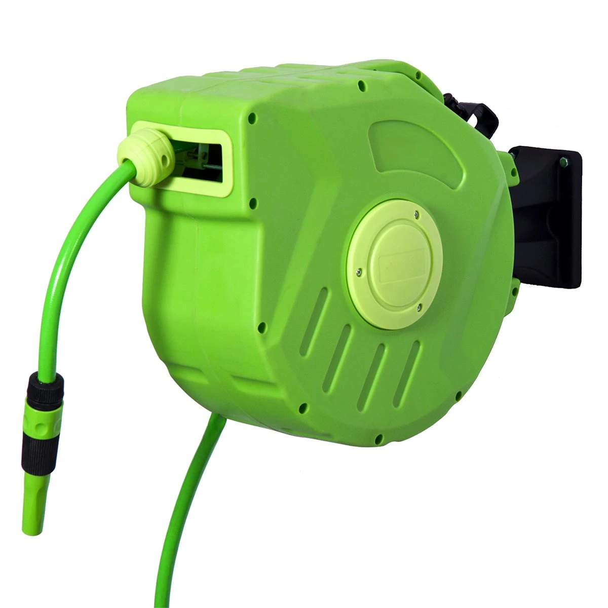 Outsunny Carrete Para Manguera Soporte Mural Portamanguera 20m Roll-up Automático Con Pistola De Pulverización Base De Pared Conector De Manguera Para Jardín Terraza 12 Outsunny Carrete Para Manguera Soporte Mural Portamanguera 20m Roll-up Automático Con Pistola De Pulverización Base De Pared Conector De Manguera Para Jardín Terraza - Imagen 10