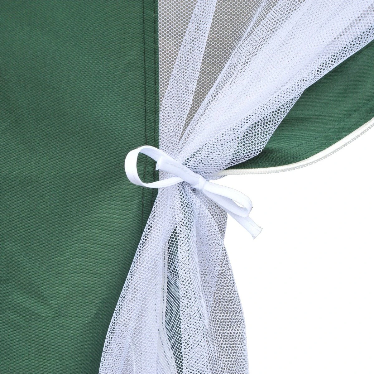 Outsunny Carpa Gazebo Tipo Cenador Hexagonal Con Mosquitera Para Jardín Y Terraza Ø1,97 M Material De Poliéster Repelente Al Agua (Verde) 10 Outsunny Carpa Gazebo Tipo Cenador Hexagonal Con Mosquitera Para Jardín Y Terraza Ø1,97 M Material De Poliéster Repelente Al Agua (Verde) - Imagen 8