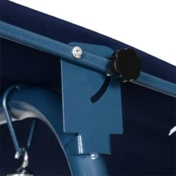 Outsunny Columpio Balancín De Jardín Exterior 3 Plazas De Metal Con Cojín Y Techo Ajustable Para Balcón Terraza Carga 200 Kg 170x110x153 Cm Raya Azul -OUTSUNNY TIENDA 625ac12b1362293ae0dd758e0ad29381e4b81b42 1ded9e067082436c829e0659da9b952a