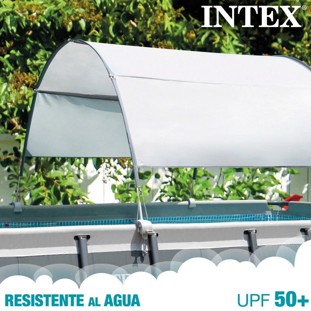 Toldo Piscinas Tubulares Con Protección UV+50 INTEX 4 Toldo Piscinas Tubulares Con Protección UV+50 INTEX - Imagen 2