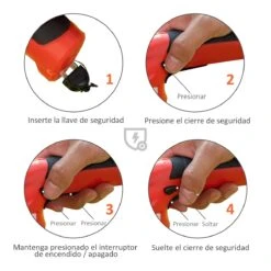 Outsunny Tijeras Cortacésped Y Arreglasetos 2 En 1 A Batería De 3.6V Con 2 Cuchillas Ancho De Corte 12 Cm/8 Cm Para Setos Césped Llave De Seguridad 37x6x9,5 Cm Rojo Y Negro -OUTSUNNY TIENDA 6665d25679a42c229fd71748da0b5d37f45c4d39 7cb53faf9fe04516a49af6a3aa27d84f