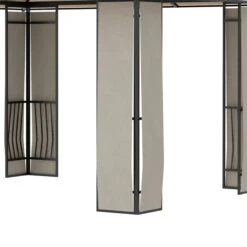 Outsunny Cenador De Jardín 3,6x3 M Pabellón Para Exterior Con Techo De Policarbonato Y Estructura De Acero Aluminio Protección Solar Para Fiestas Eventos Marrón -OUTSUNNY TIENDA 66a3cc5f081ecb2de817722da965e9026c02bdc7 be9586148fd54e558e5f40c2288106c0