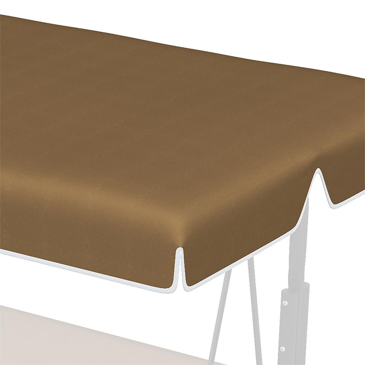 Outsunny Toldo De Repuesto Para Columpio De 2 Plazas Toldo Recambio Para Balancín Cubierta De Reemplazo Protección UV50+ Para Jardín Terraza Patio 192x144 Cm Marrón Oscuro 10 Outsunny Toldo De Repuesto Para Columpio De 2 Plazas Toldo Recambio Para Balancín Cubierta De Reemplazo Protección UV50+ Para Jardín Terraza Patio 192x144 Cm Marrón Oscuro - Imagen 8