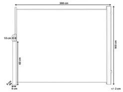 Toldo Vela Lateral Beige 160 X 300 Cm DORIO -OUTSUNNY TIENDA 6861885a1ae8054d343c4f99ccea7f549e1299cf 4604c2df295441fbbd87dfb919e74ead