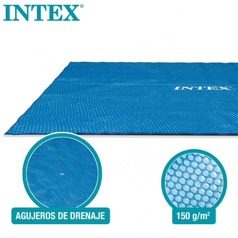 Cobertor Solar INTEX Piscinas Rectangulares 400 X 200 Cm 6 Cobertor Solar INTEX Piscinas Rectangulares 400 X 200 Cm - Imagen 4