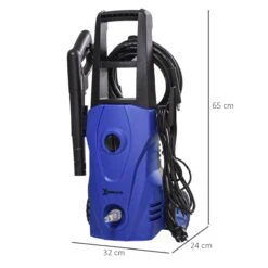 DURHAND Hidrolimpiadora Lavadora De Alta Presión 1600W Caudal 432 L/h Bomba De Aluminio Presión De 135 Bar Manguera De 6 M Incluye Botella De Jabón Boquilla Cepillo 32x24x65 Cm Azul 13 DURHAND Hidrolimpiadora Lavadora De Alta Presión 1600W Caudal 432 L/h Bomba De Aluminio Presión De 135 Bar Manguera De 6 M Incluye Botella De Jabón Boquilla Cepillo 32x24x65 Cm Azul -OUTSUNNY TIENDA 6f4fd18cc29fe35e59600f02e165b2f3bd23623c 50dde3ec27b14183bd69c504bb179b26