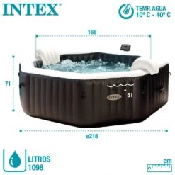 Spa Hinchable Octogonal Con Burbujas Y Jets 1.098 Litros INTEX -OUTSUNNY TIENDA 6fe84ce408b61d249cff4df2a4ecc973a0f2d338 cfa5295f392547a38f49a173e6fe3ee7