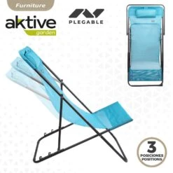 Hamaca Plegable Jardín Multiposición Azul C/cojín Aktive -OUTSUNNY TIENDA 707558ac69f6dce55e2ad31fa9cb29ae65d65a58 bd178c0ecb1a475fb6b3f23daa127dbb