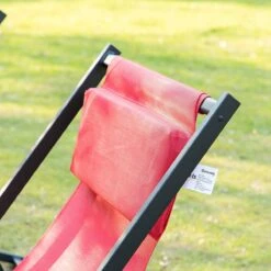 Outsunny Conjunto De 2 Tumbonas Plegables Con Respaldo Regulable En 5 Posiciones Y Reposacabezas Acolchado Incorporado 58x96.5x91.5cm Rojo Vino -OUTSUNNY TIENDA 707bc54aaeb4117d8ef50bc90a946f14191b796a 15b383a9a50a4e26bf31c79b34c3c4e0