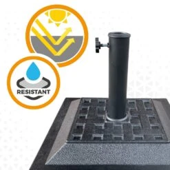 Soporte Poliresina Para Parasol Cuadrado 38-48 Aktive Garden -OUTSUNNY TIENDA 71989e0d9ee39451c856b6bdce72000e8ac27abe f72e0d4b7c514c708f89b8f28613875d