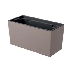 Prosperplast Jardinera Para Balcón Urbi Case , Dimensiones (Mm) 395X185X195, Color Mocca