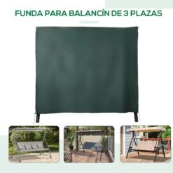 Outsunny Funda Para Columpios De Exterior Con Cremallera Cubierta Muebles Para Exterior Ideal Columpios 205x124x164 Cm Verde Oscuro 14 Outsunny Funda Para Columpios De Exterior Con Cremallera Cubierta Muebles Para Exterior Ideal Columpios 205x124x164 Cm Verde Oscuro -OUTSUNNY TIENDA 7241098160b1ecd04c1a221e1a48475a1734f121 2c52b2649fb04df9b8ee7959c1e667c6