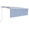 Toldo Retráctil Automático Con Persiana 4,5x3 M Azul Y Blanco VidaXL -OUTSUNNY TIENDA 72f1d4590263d021cb7c6b080c94d7b15ba288bf 763891b47f6246dbaf6f2c9b26fa2704