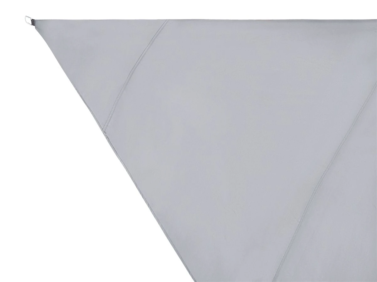 Toldo Vela Triangular De Poliéster Gris 300 X 300 Cm LUKKA 6 Toldo Vela Triangular De Poliéster Gris 300 X 300 Cm LUKKA - Imagen 4