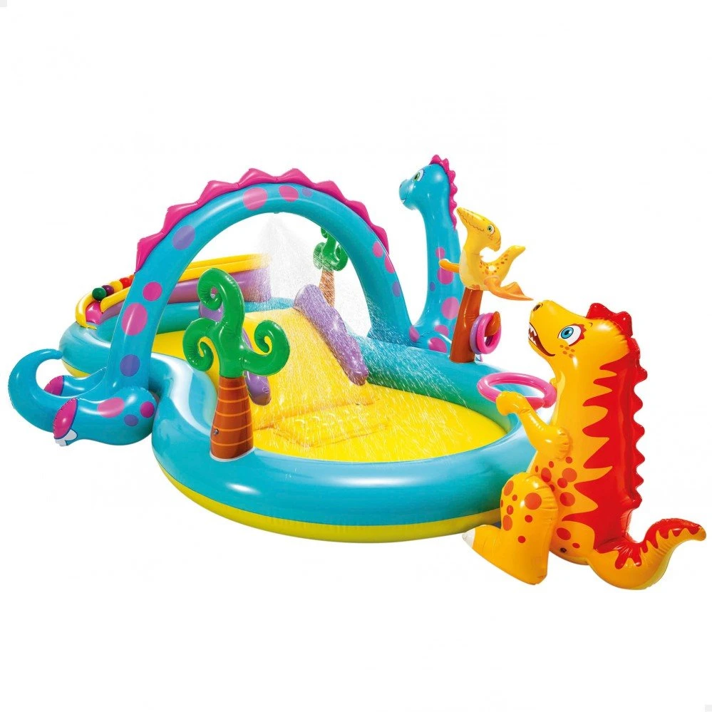 Centro Juegos Hinchable INTEX Dinosaurio 302x229x112 Cm - 280 L 3 Centro Juegos Hinchable INTEX Dinosaurio 302x229x112 Cm - 280 L