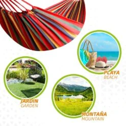 Hamaca De Algodón Portátil Para Jardín Aktive 13 Hamaca De Algodón Portátil Para Jardín Aktive -OUTSUNNY TIENDA 7659a8e8b64ac703fff7c792524eeb80d04efb7a 7346667d7ade442a88eaf92a85e62a9a