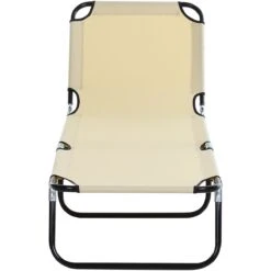 Outsunny Tumbona Plegable Reclinable Con Ángulo Ajustable De 5 Posiciones Para Jardín Exterior Piscina Terraza Camping Carga 120 Kg 190x56x28 Cm Beige -OUTSUNNY TIENDA 76f23bab33d3e333f40dd8579f93265a6f782c29 e44800be5b5a4131b9ee94ff37c73a3d