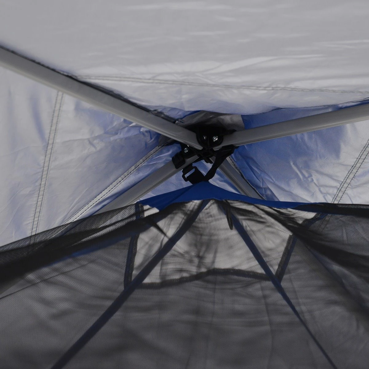 Outsunny Carpas Para Exterior Plegable Para Jardín O Camping Cenador Para Exterior Con Mosquitera 298x298x260 Cm Azul 7 Outsunny Carpas Para Exterior Plegable Para Jardín O Camping Cenador Para Exterior Con Mosquitera 298x298x260 Cm Azul - Imagen 5