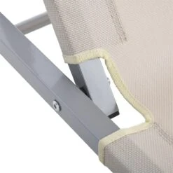 Outsunny Tumbona De Jardín Con Respaldo Ajustable En 5 Posiciones De Aluminio Y Texteline Para Terraza Patio Exterior 163x58,5x91 Cm Beige -OUTSUNNY TIENDA 77ea5ceadede2b5818ac89722ea240e208ccdf15 f14877fe208547a9973047a16200d024